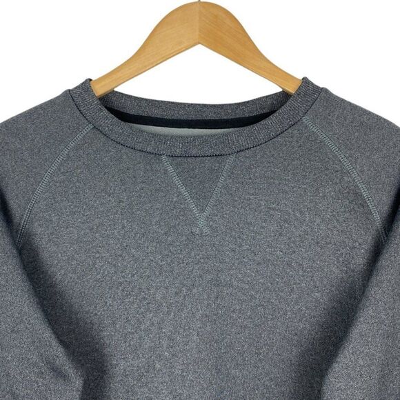 Fila men's Grey F3 Crew Neck Long Sleeve Activewear Sweat Shirt US L - Picture 3 of 8